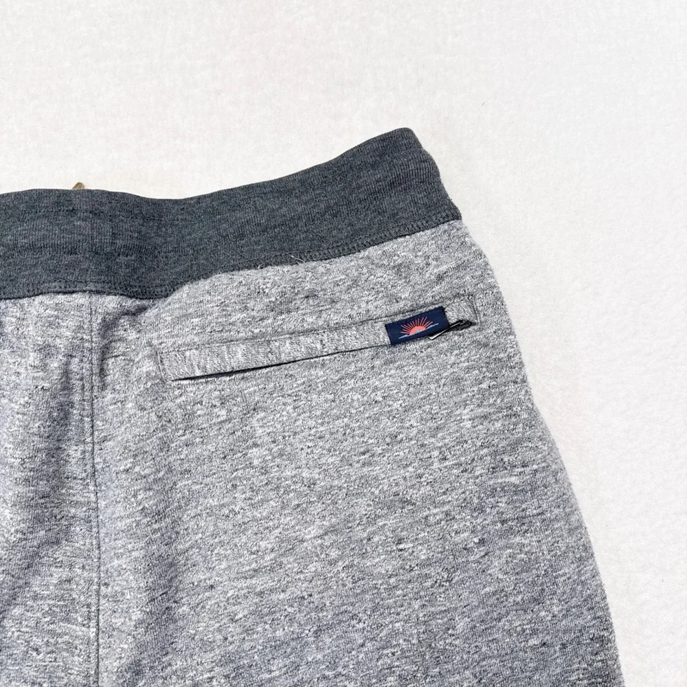 Faherty Jogger Sweatpants Mens Size Medium Gray Double Knit Casual Loungewear